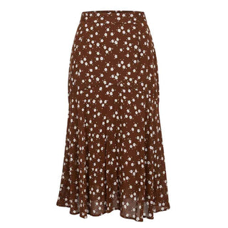 Trussardi Jeans Brown Viscose Women Skirt