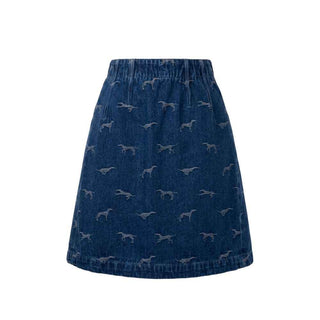 Trussardi Jeans Blue Cotton Women Skirt