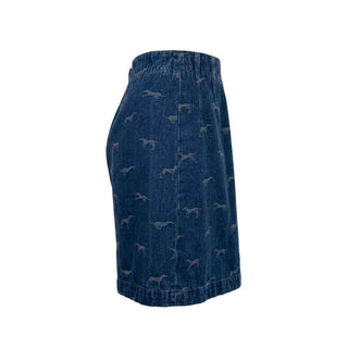 Trussardi Jeans Blue Cotton Women Skirt