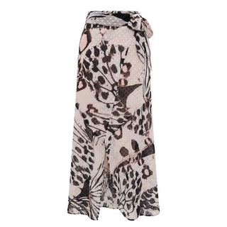 Trussardi Jeans Pink Polyester Women Skirt