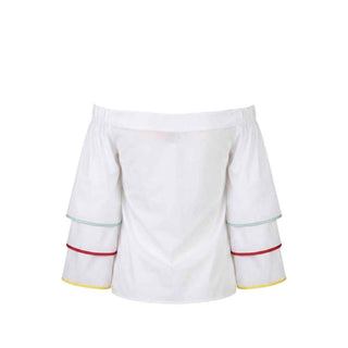 Trussardi Jeans White Cotton Women Shirt