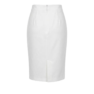 Trussardi Jeans White Polyester Women Skirt
