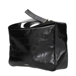 Jil Sander Black Leather Crossbody Bag