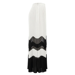 Trussardi Jeans White Polyester Women Skirt