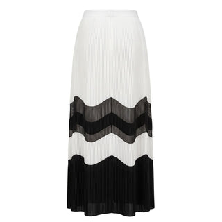Trussardi Jeans White Polyester Women Skirt
