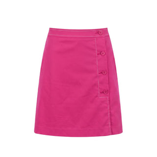 Trussardi Jeans Pink Cotton Women Skirt