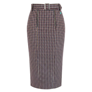 Trussardi Jeans Black Cotton Women Skirt