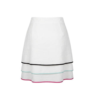 Trussardi Jeans White Viscose Women Skirt