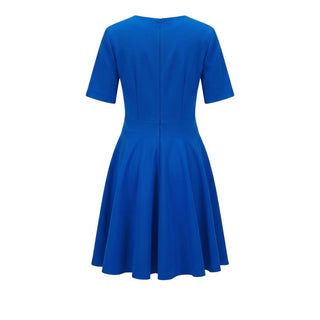 Trussardi Jeans Blue Poliestere Women Dress