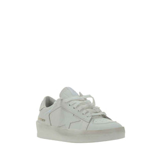 Golden Goose White Goatskin Sneakers
