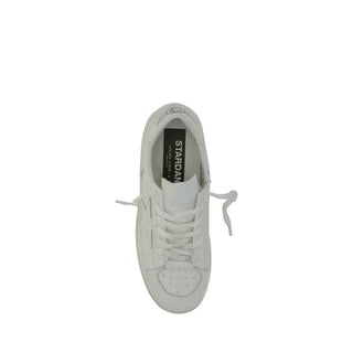 Golden Goose White Goatskin Sneakers