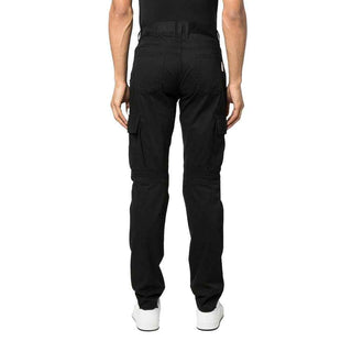 Balmain Black Cotton Cargo Pants
