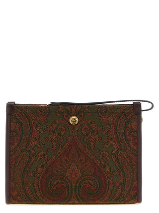 Etro Multicolor Polyester Clutch Bag