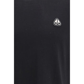 Moose Knuckles Black Cotton T-Shirt