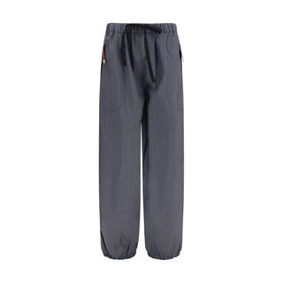 Prada Gray Wool Oves Aries Casual Pants