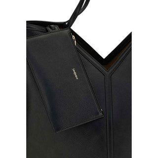 Saint Laurent Black Calf Leather Bos Taurus Shoulder Bag
