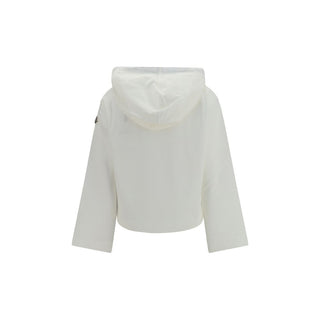 Moncler White Cotton Sweatshirt