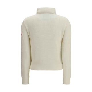 Canada Goose Beige Wool Oves Aries Full-Length Jacket