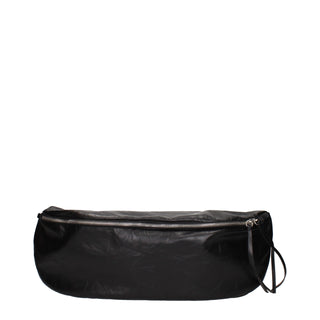 Jil Sander Black Leather Backpack