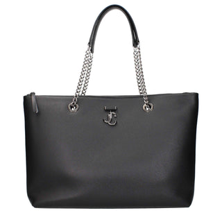 Jimmy Choo Black Leather Shoulder Bag
