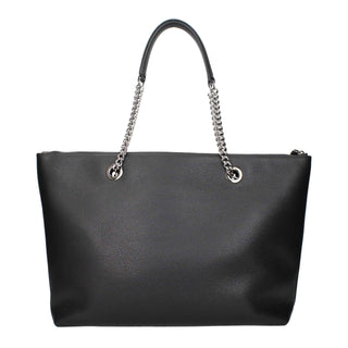 Jimmy Choo Black Leather Shoulder Bag
