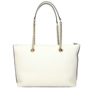 Jimmy Choo White Leather Shoulder Bag