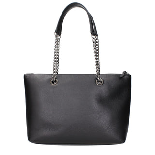 Jimmy Choo Black Leather Shoulder Bag