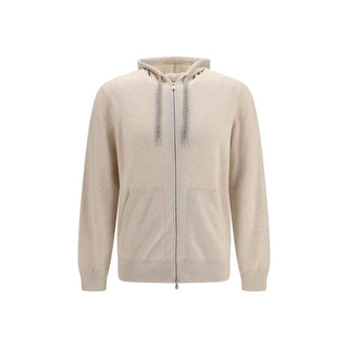 Brunello Cucinelli Beige Cashmere Sweatshirt