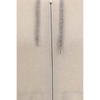 Brunello Cucinelli Beige Cashmere Sweatshirt