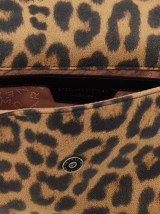 Stella McCartney Brown Polyester Clutch Bag