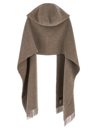 Brunello Cucinelli Brown Wool Scarf