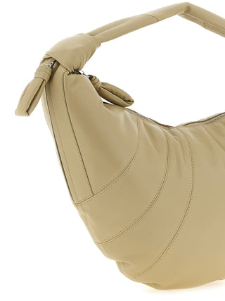 Lemaire Beige Lamb Leather Shoulder Bag