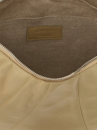 Lemaire Beige Lamb Leather Shoulder Bag