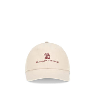 Brunello Cucinelli Beige Cotton Cap (Baseball Hat)