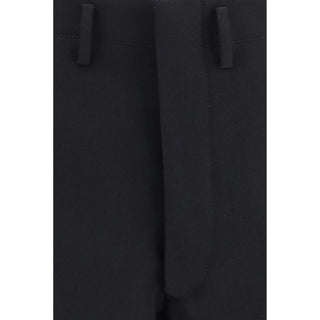 Prada Black Wool Oves Aries Dress Pants