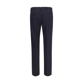 Prada Blue Wool Oves Aries Dress Pants