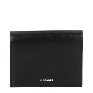 Jil Sander Black Leather Cardholder