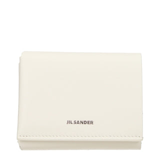 Jil Sander Beige Leather Wallet