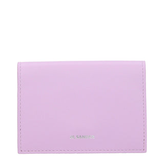 Jil Sander Pink Leather Cardholder