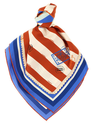 Fendi Multicolor Silk Foulard