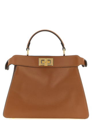 Fendi Brown Calfskin Crossbody Bag