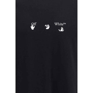Off-White Black Cotton T-Shirt