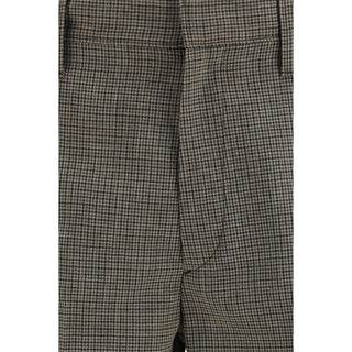 Prada Brown Wool Oves Aries Pants
