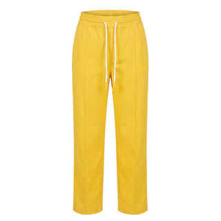 Trussardi Jeans Yellow Cotton Women Pant