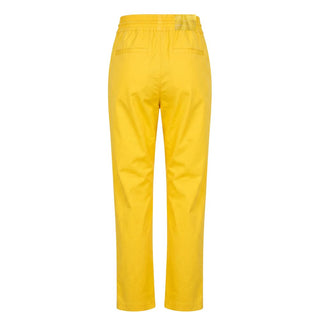 Trussardi Jeans Yellow Cotton Women Pant