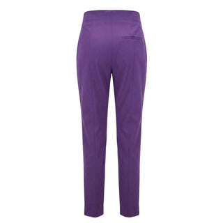 Trussardi Jeans Purple Viscose Women Pants
