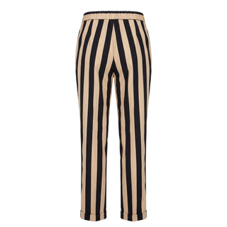 Trussardi Jeans Black Viscose Women Trousers