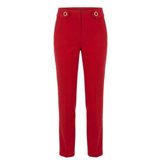 Trussardi Jeans Red Polyester Women Pant