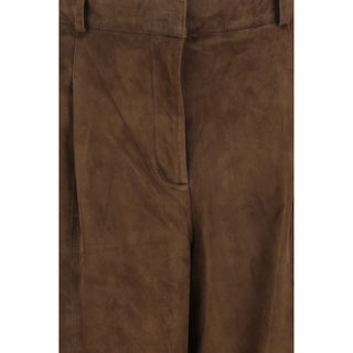 Arma Brown Leather Pants