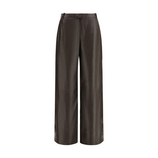 Arma Brown Leather Pants